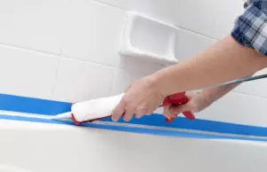 Caulk bathroom before renting your house