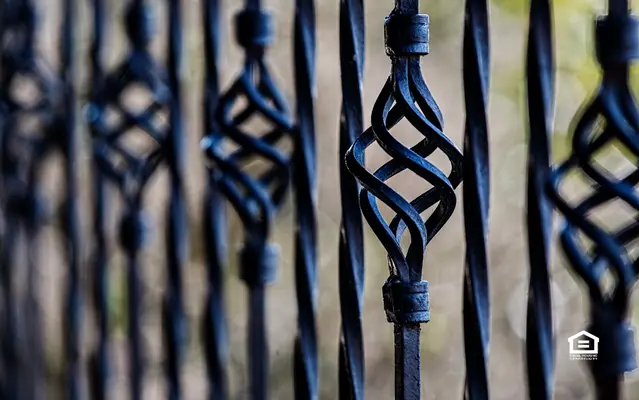 decorative iron gate