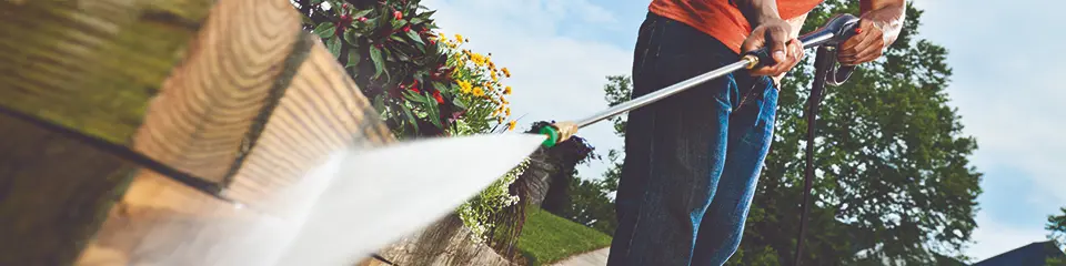 watering lawn